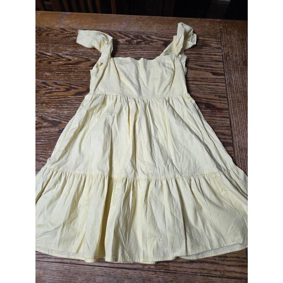 Reformation  Jeune Dress In Yellow Sz 6 - Picture 1 of 4